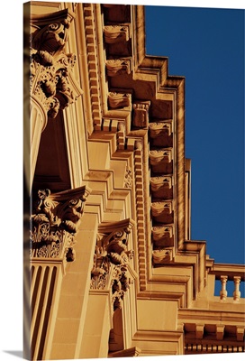 Architectural detail of a Pediment in Greece
