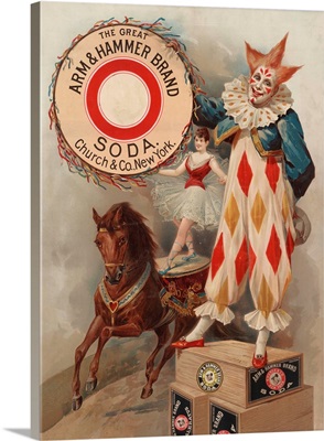 Arm and Hammer Advertisement With Circus Performers