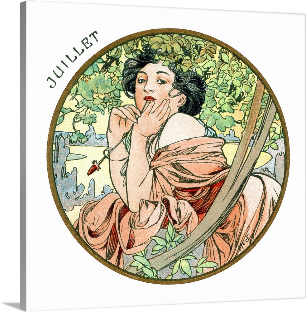 Art Nouveau Juillet (July)