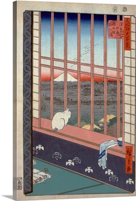 Asakusa Ricefields And Torinomachi Festival By Ando Hiroshige