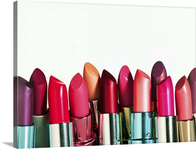 Assorted colorful lipstick