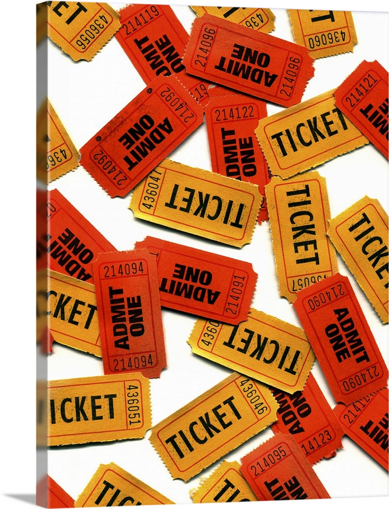 Assorted tickets