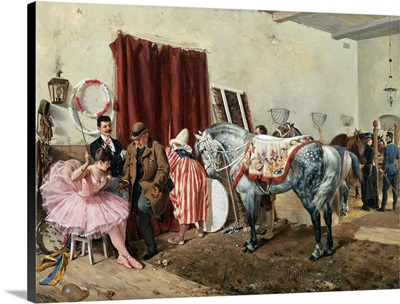 At The Circus By Ottokar Walter