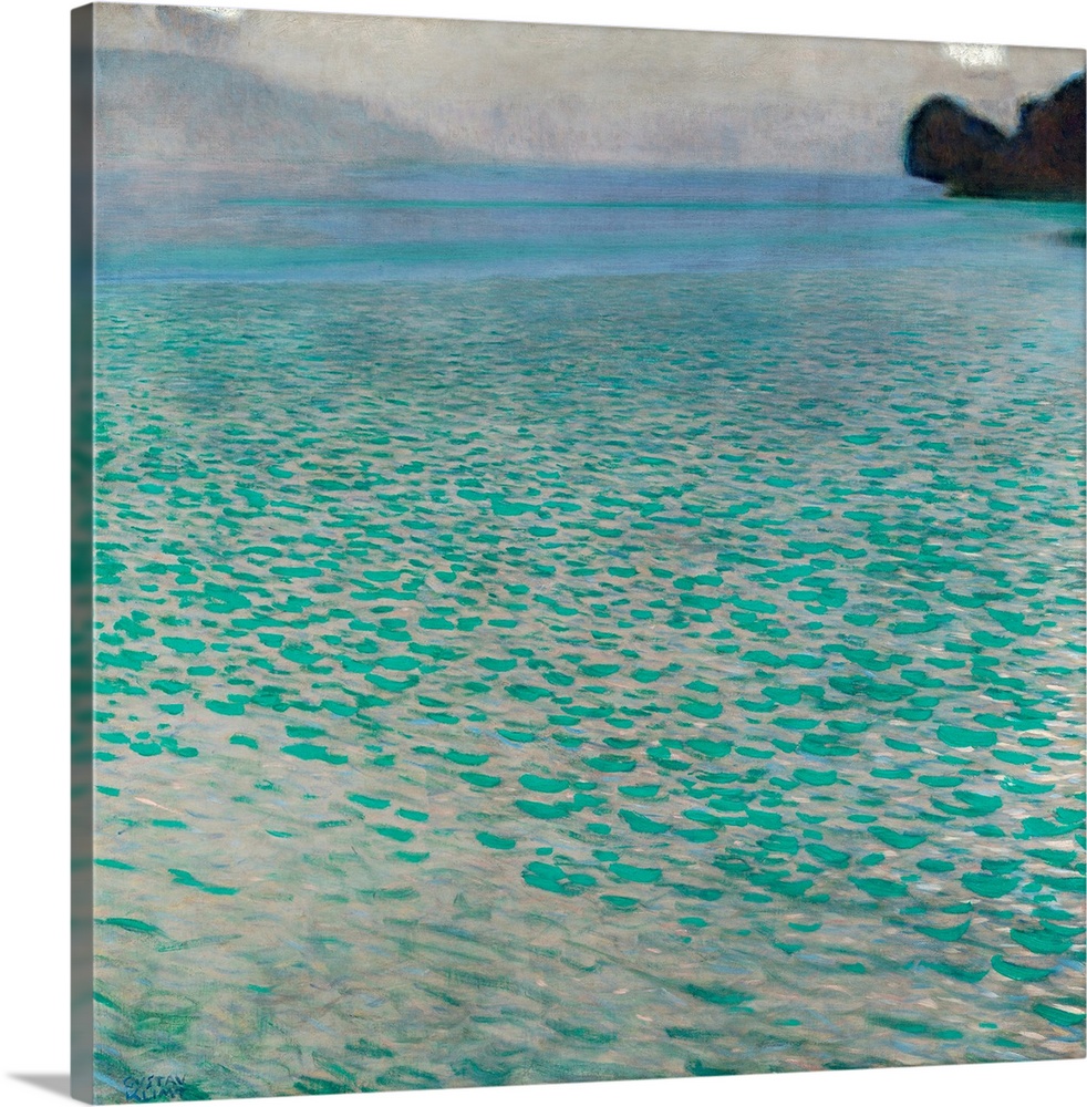 Gustav Klimt (Austrian, 18621918), Attersee, 1900, oil on canvas, 80.2 x 80.2 cm (31.6 x 31.6 in), Leopold Museum, Vienna,...