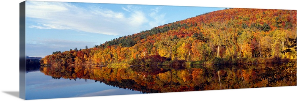 'Autumn colors along Connecticut River, Brattleboro, Vermont'