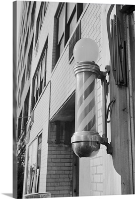 Barber Pole Outside of Shop