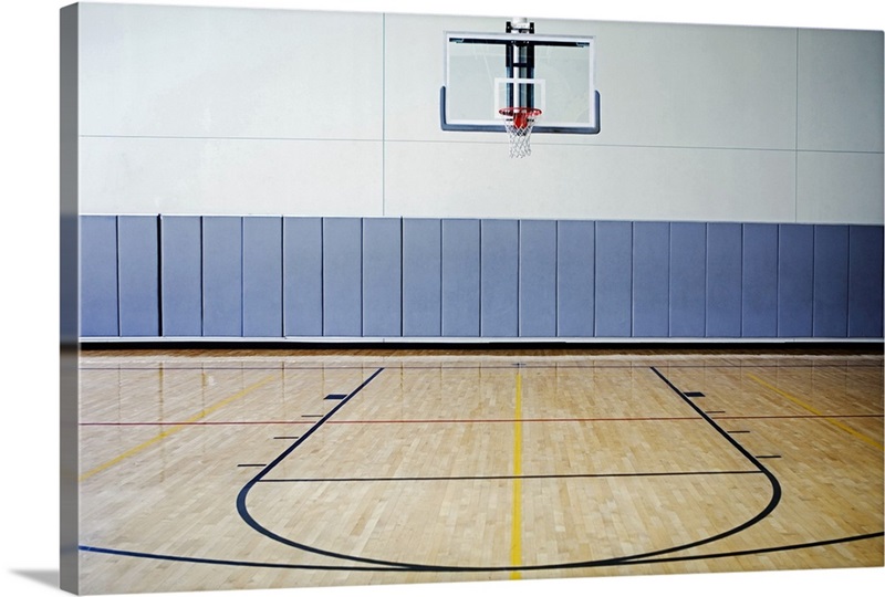 Basketball court Wall Art, Canvas Prints, Framed Prints, Wall Peels