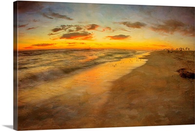 Beach and sunset