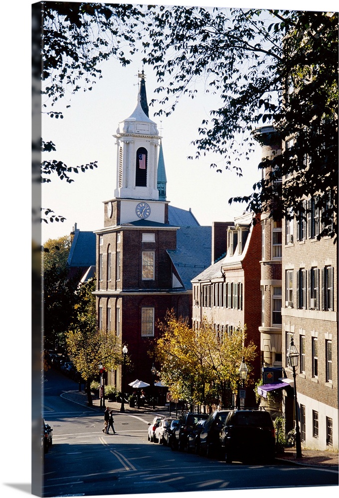 Beacon Hill Skyline Poster Beacon Hill Massachusetts Art 