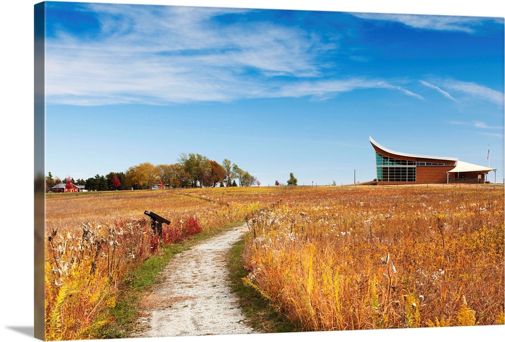 Beatrice Nebraska Exterior View Solid Faced Canvas Print