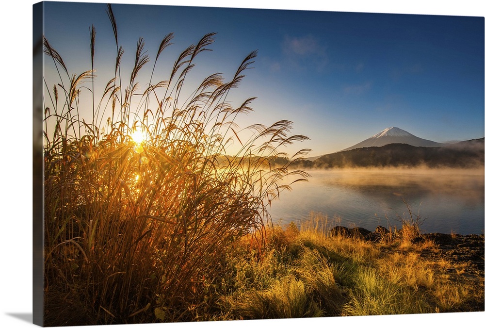 Beautiful landscape of Mt. Fujiyama with sunrise