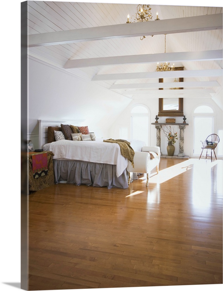 Bedroom with a hardwood floor