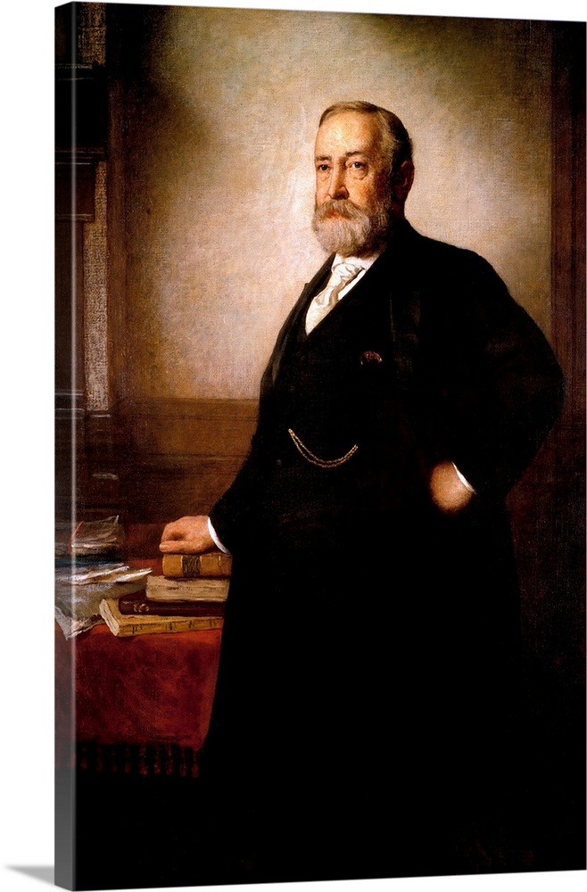 Eastman Johnson (American, 1824-1906), Benjamin Harrison, 1895, oil on canvas, 152.5 x 101.6 cm (60.1 x 40 in), The White ...