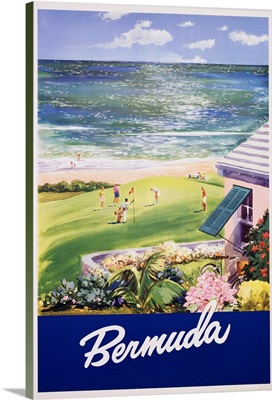 Bermuda Vintage Travel Poster