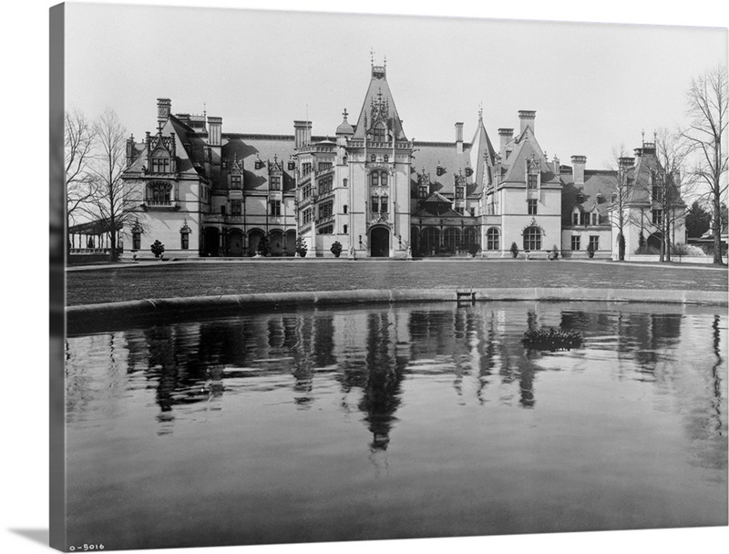 Biltmore Estates Mansion Asheville North Carolina Black White Fine