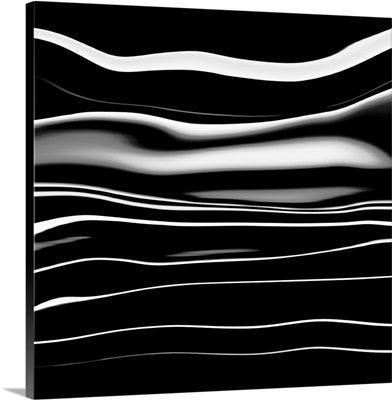 Black and white wavey Abstract II