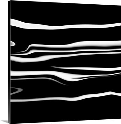 Black, White and Gray striped Abstract II