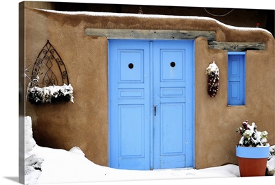 Blue doors, New Mexico