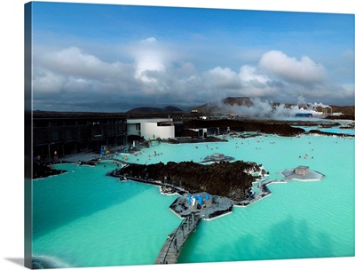 Blue Lagoon geothermal spa Iceland.