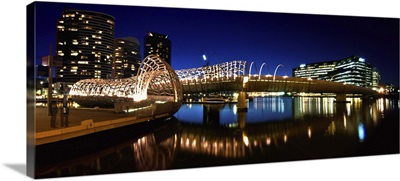 Blue period Web Bridge, Melbourne, Australia