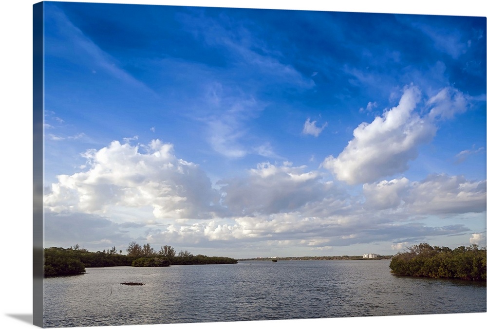 Beautiful skies along the Intercoastal Waterway