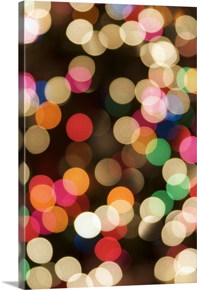 Blurred Christmas lights