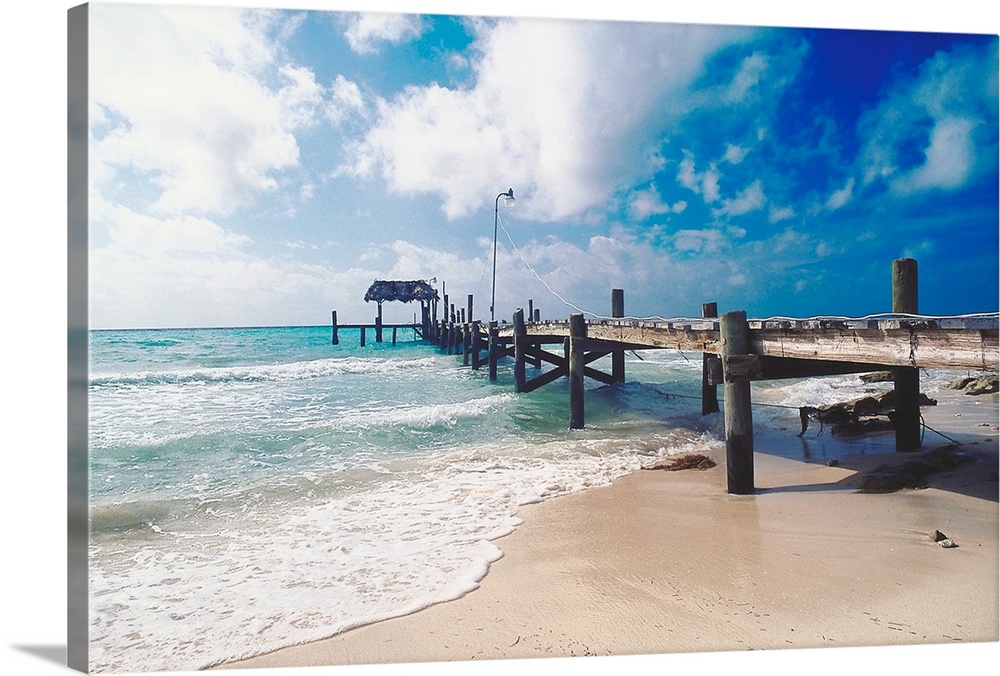 Boardwalk by the sea, Nassau, Bahamas