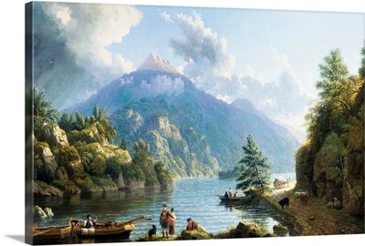 Boatmen On Loch Katrine By John Knox