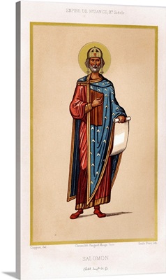 Book Illustration Of King Solomon