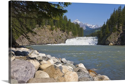 Bow River and falls, Banff, Alberta, Canada