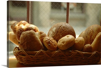 Breadbasket in window