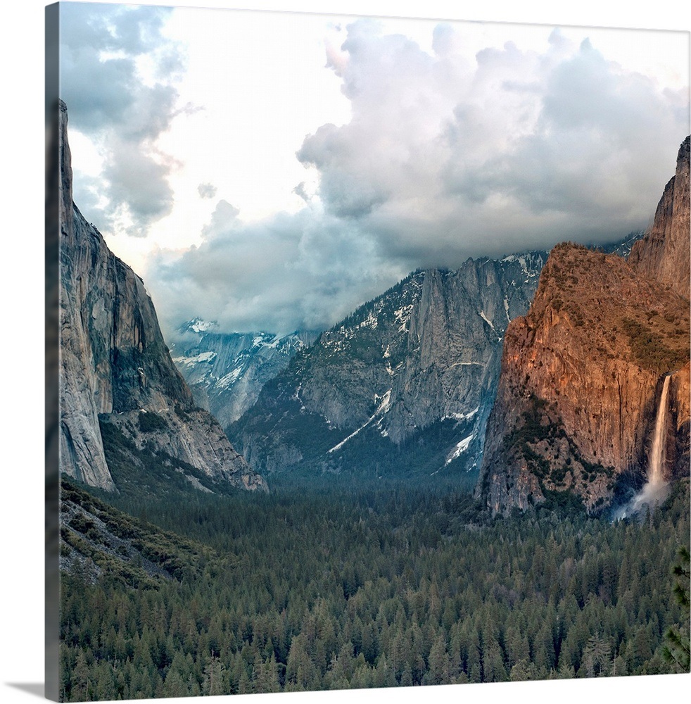 Bridal Veil Falls, Yosemite National Park. Wall Art, Canvas Prints, Framed Prints, Wall Peels