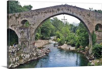 Bridge in Cangas de Onis, Spain
