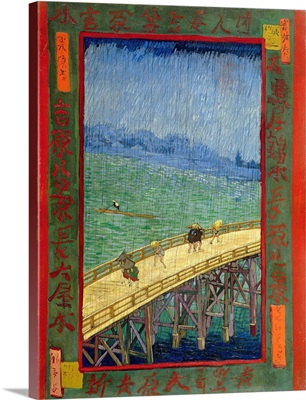 Bridge In The Rain (After Hiroshige)