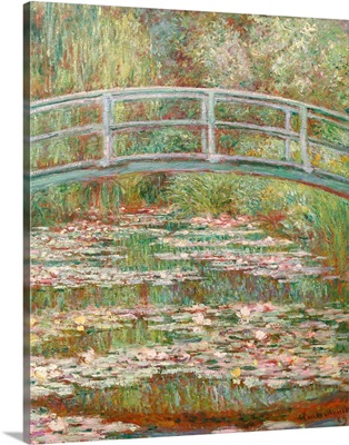 Bridge Over A Pond Of Water Lilies By Claude Monet