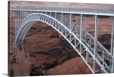 Bridge over canyon in Arizona