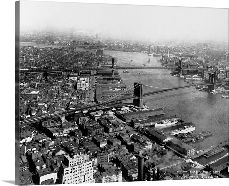 Bridges On The East River, New York | Great Big Canvas