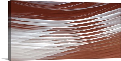 Brown and White Abstract I