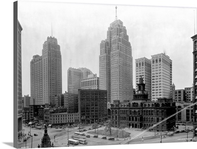 Buildings In Downtown Detroit