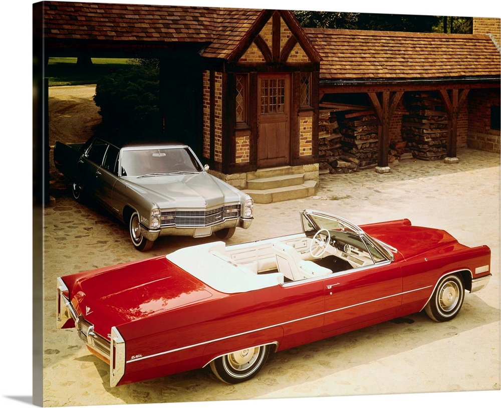 1966 Cadillac Fleetwood Brougham Sedan and 1966 Cadillac De Ville Convertible