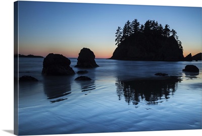 California coastal sea stacks and rock formations