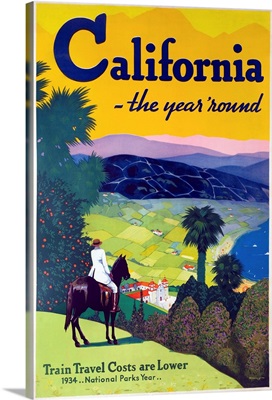 California The Year Round, Travel poster