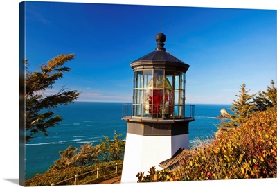 Cape Meares Lighthouse, from Cape Meares, Oregon