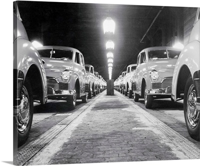 Cars at Studebaker Factory, South Bend, Indiana
