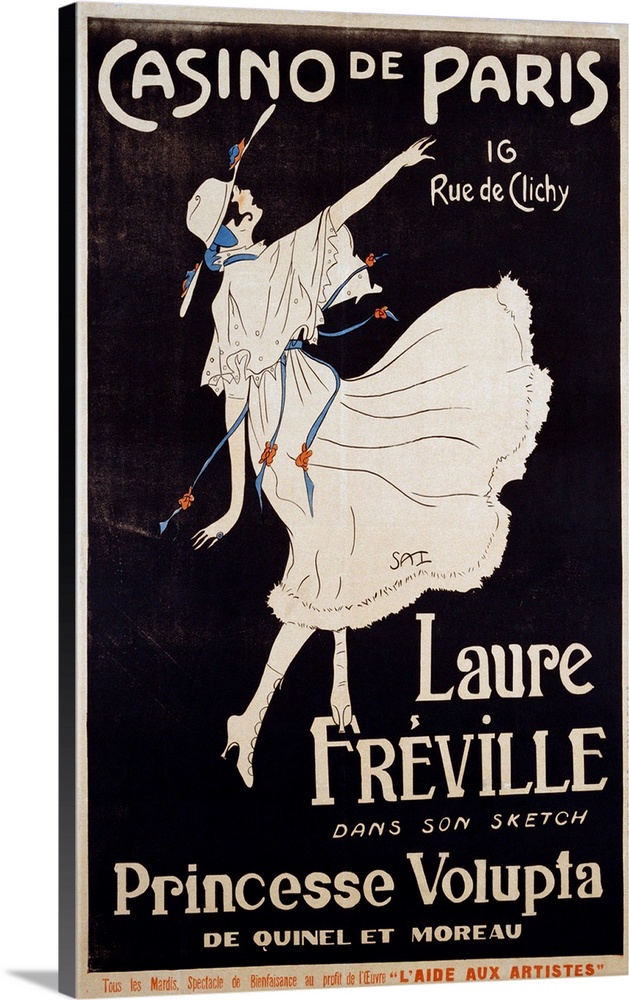 Casino De Paris Laure Freville Poster