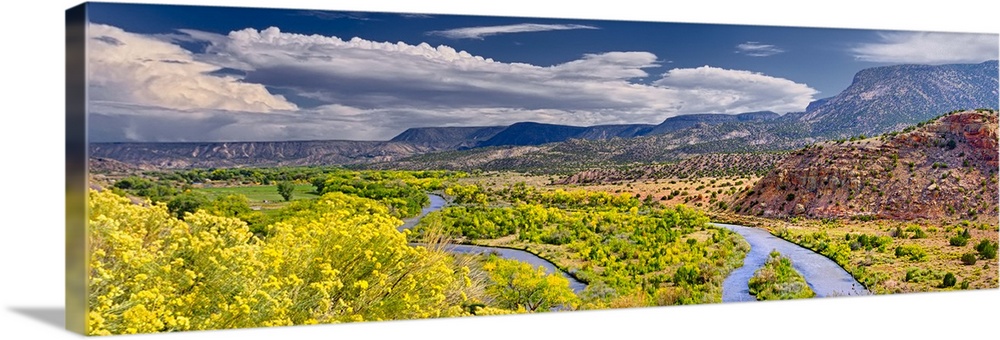 Overlooking the Chama River in northern New Mexico