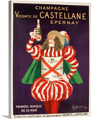 Champagne Castellane French Advertising Poster