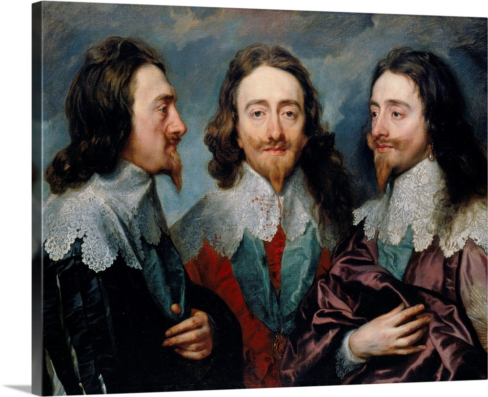 Canvas Print Charles I Museum Art Poster Sir Anthony Van Dyck 