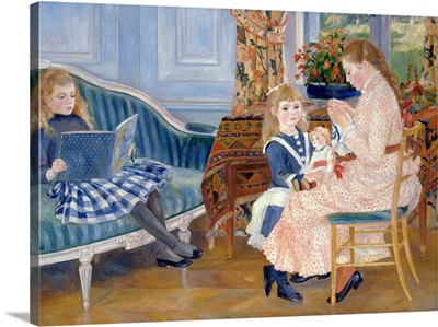 Children's Afternoon At Wargemont By Pierre-Auguste Renoir