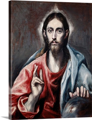 Christ Blessing ('The Savior Of The World') By El Greco